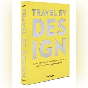 Assouline-Travel by Design by Peter Sallick (2020, Hardcover). Small stain.